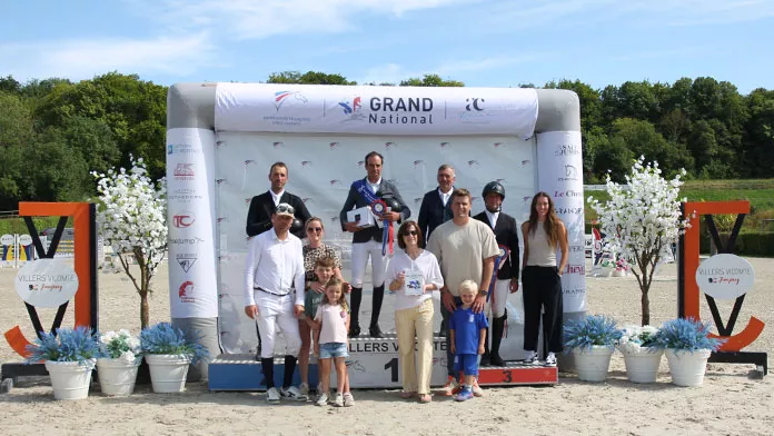Podium Grand National de CSO 2024 Villers Vicomte