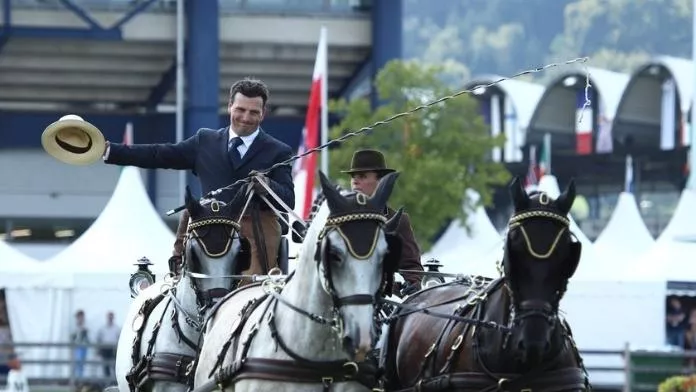 Disparition de Sébastien Mourier, homme de cheval passionné et meneur au grand talent Aix-La-Chapelle championnats d'Europe