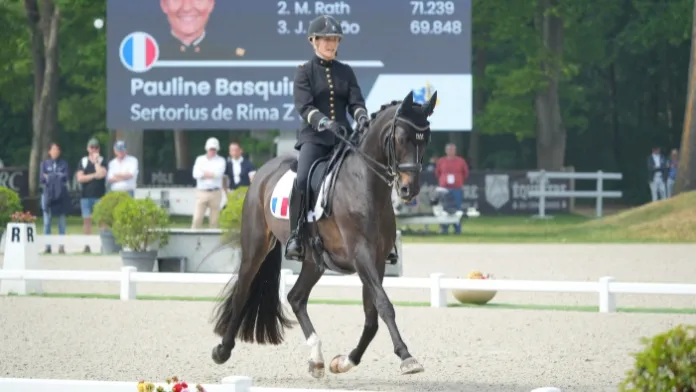 La sélection tricolore pour les championnats d’Europe Seniors de dressage 2025 Pauline Basquin Sertorius de Rima Z*IFCE