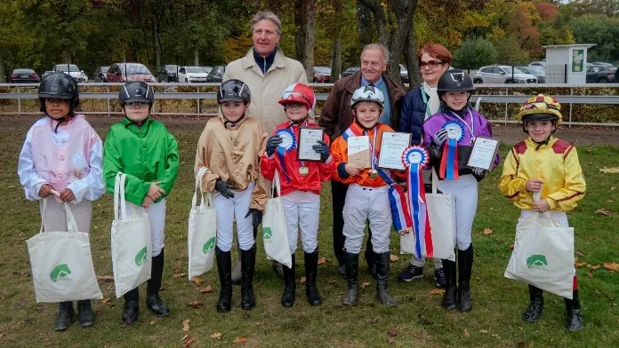 Championnat de France galop à poney Open Plat indice 2 podium crédit Margaux Viaud Fitzpatrick
