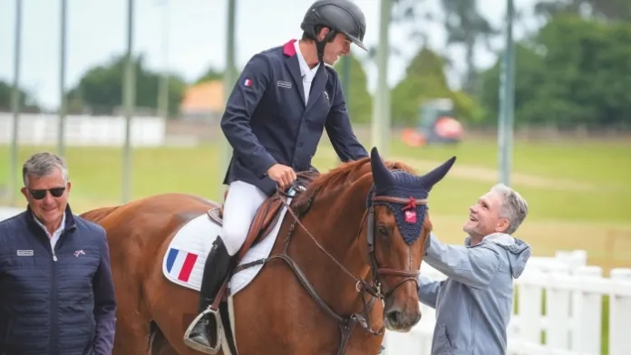 Floyd des Prés, révélation des championnats d’Europe de saut d’obstacles