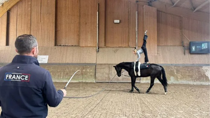 Voltige stage équipe de France
