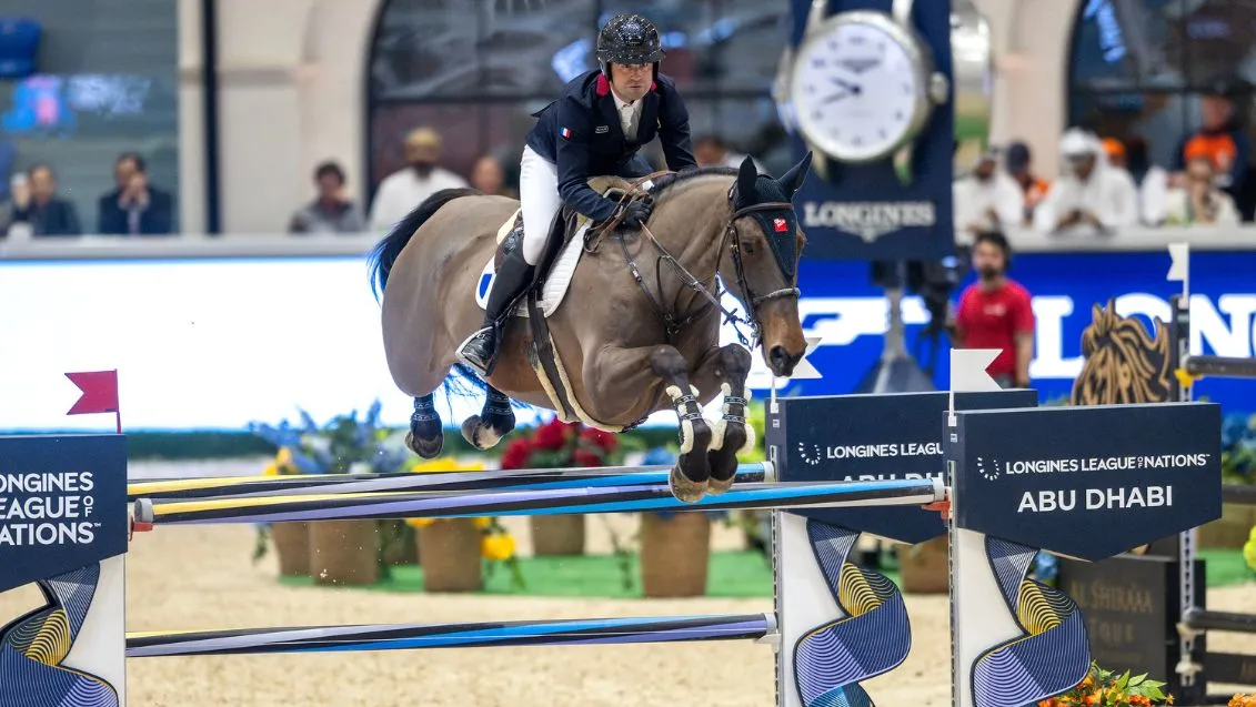 Olivier Perreau et Dorai D'Aiguilly*Events 4e du GP d'Abou Dabi