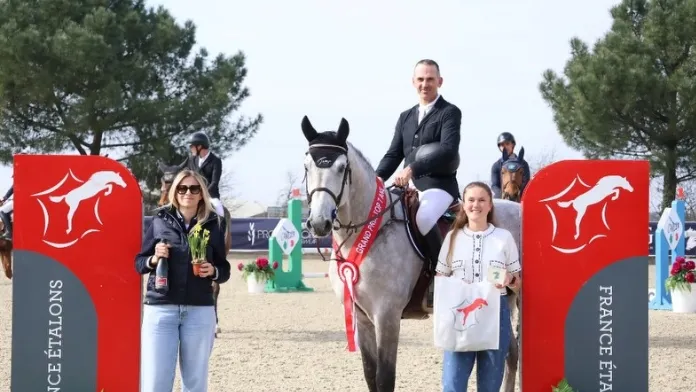 Top 7 : Retour sur les étapes de février et début mars en saut d’obstacles Francois Xavier BOUDANT (CRE NORMANDIE) & Calinko du Tertre Z, propriété de Xavier RICHARD 