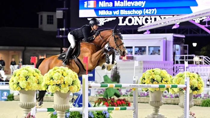 Bonne entame pour Nina Mallevaey à Ocala, 3e du Grand Prix 5* avec Nikka vd Bisschop