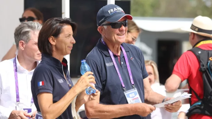 Sophie Dubourg & Edouard Coupérie aux championnats d'Europe de saut d'obstacles 2023 à Milan 