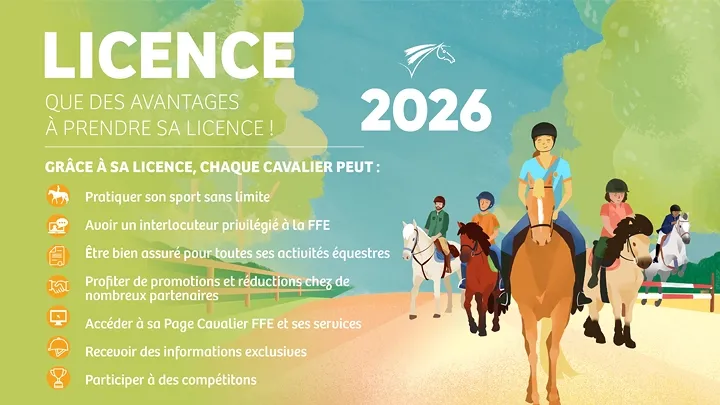 Détails des avantages licence FFE 2026