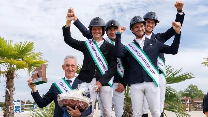 Podium Coupe des nations concours complet à Lignières
