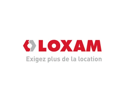 Logo Loxam, location de matériel professionnel et BTP