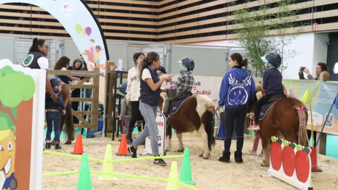 Un poney-club éphémère pour promouvoir l’équitation à Equita Lyon